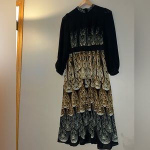 Gyalwana Stylewe Polyester Dressy Midi Dress